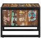 Preview: Couchtisch Mehrfarbig 50x50x38 cm Altholz Massivholz