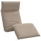 Preview: Sonnenliege Klappbar Taupe 175x54x8,5 cm Oxford-Gewebe