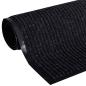 Preview: Türmatte Schwarz 90 x 60 cm PVC