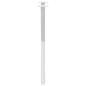Preview: Esstischbeine X-Form 2 Stk. Weiß 57x(72-73) cm Stahl