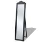 Preview: ARDEBO.de - Standspiegel im Barock-Stil 160x40 cm Schwarz