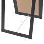 Preview: Standspiegel im Barock-Stil 160x40 cm Schwarz