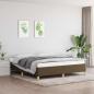 Preview: ARDEBO.de - Boxspringbettgestell Dunkelbraun 160x200 cm Stoff