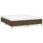 Preview: Boxspringbettgestell Dunkelbraun 160x200 cm Stoff
