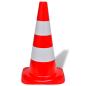 Preview: Verkehrskegel 10 Stk. Reflektierend Rot und Wei? 50 cm