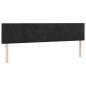 Preview: Bettgestell ohne Matratze Schwarz 120x190 cm Samt