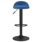 Preview: Barhocker Blau Samt