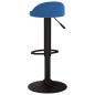 Preview: Barhocker Blau Samt