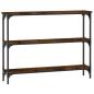 Preview: Konsolentisch R?uchereiche 100x22,5x75 cm Holzwerkstoff