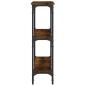 Preview: Konsolentisch R?uchereiche 100x22,5x75 cm Holzwerkstoff