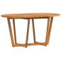 Preview: Garten-Esstisch Oval 150x90x75 cm Massivholz Akazie