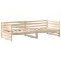 Preview: Tagesbett ohne Matratze 80x200 cm Massivholz Kiefer