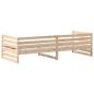 Preview: Tagesbett ohne Matratze 80x200 cm Massivholz Kiefer