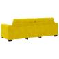 Preview: Sofa 2 stk. Gelb Samt