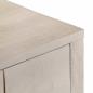 Preview: Konsolentisch Weiß 110x35x75 cm Massivholz Mango