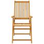 Preview: 7-tlg. Garten-Essgruppe 180x90x75 cm Massivholz Akazie