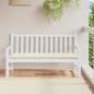 Preview: ARDEBO.de - Gartenbank-Auflage Creme 150x50x3 cm Oxford-Gewebe