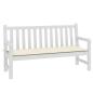 Preview: Gartenbank-Auflage Creme 150x50x3 cm Oxford-Gewebe