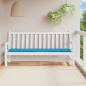 Preview: ARDEBO.de - Gartenbank-Auflage Blau 200x50x3 cm Oxford-Gewebe