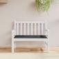 Preview: ARDEBO.de - Gartenbank-Auflage Schwarz 120x50x3 cm Oxford-Gewebe