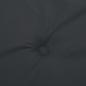 Preview: Gartenbank-Auflage Schwarz 120x50x3 cm Oxford-Gewebe