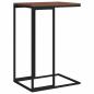 Preview: Beistelltisch Schwarz 40x30x59 cm Holzwerkstoff