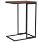 Preview: Beistelltisch Schwarz 40x30x59 cm Holzwerkstoff