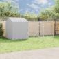 Preview: ARDEBO.de - Outdoor-Hundezwinger mit Dach Silbern 4x4x2,5m Verzinkter Stahl