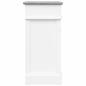 Preview: Schuhschrank Grau 50 x 28 x 58 cm Paulownia Holz