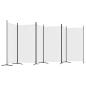 Preview: 6-tlg. Paravent Wei? 520x180 cm Stoff