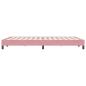 Preview: Boxspringbett ohne Matratze Rosa 160x220 cm Samt
