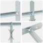Preview: Fenstergitter Verstellbar mit 3 Querstäben 700-1050 mm