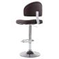Preview: Barhocker 2 Stk. Braun Kunstleder