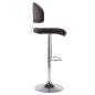 Preview: Barhocker 2 Stk. Braun Kunstleder