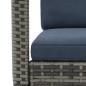 Preview: Garten-Schaukelstuhl Poly Rattan Anthrazit