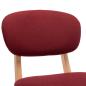 Preview: Barhocker 2 Stk. Weinrot Stoff