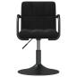 Preview: Barhocker Schwarz Samt