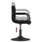 Preview: Barhocker Schwarz Samt
