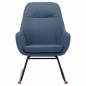 Preview: Schaukelstuhl Blau Stoff