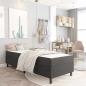 Preview: ARDEBO.de - Boxspring-Bettgestell Grau Stoff 100x200 cm