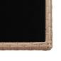 Preview: 17-tlg. Garten-Essgruppe mit Auflagen Poly Rattan Beige