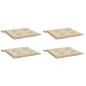 Preview: Gartenstuhl-Kissen 4 Stk. Beige 40x40x3 cm Oxford-Gewebe