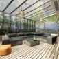 Preview: ARDEBO.de - 10-tlg. Garten-Lounge-Set mit Auflagen Poly Rattan Grau
