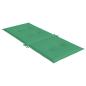 Preview: Gartenstuhlauflagen für Hochlehner 2 Stk. Grün 120x50x3cm Stoff