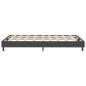 Preview: Boxspring-Bettgestell Grau Stoff 120x200 cm