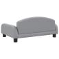 Preview: Hundebett Hellgrau 70x45x30 cm Stoff