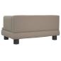 Preview: Hundebett Cappuccino-Braun 60x40x30 cm Kunstleder