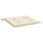 Preview: Gartenstuhl-Kissen 4 Stk. Creme 50x50x3 cm Oxford-Gewebe
