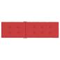 Preview: Liegestuhl-Auflage Rot (75+105)x50x4 cm