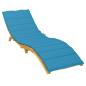 Preview: Sonnenliegen-Auflage Blau 200x70x3 cm Oxford-Gewebe